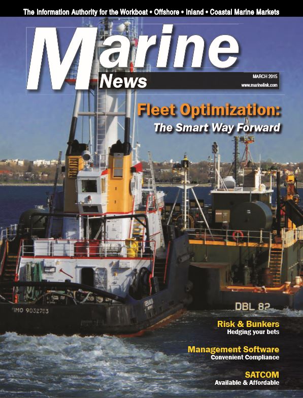 Marine news magazine cover
